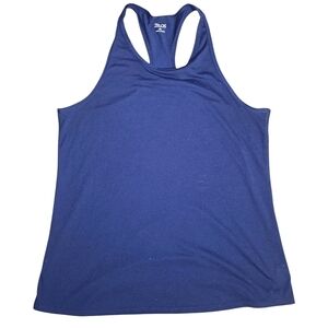 Zelos Womens Blue Tank Top